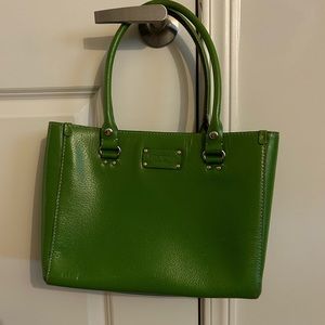 Kelly green Kate Spade purse